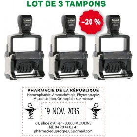 Tampon Dateur logo pharmacie