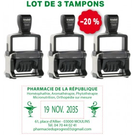 Tampon Dateur logo pharmacie