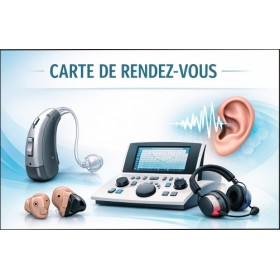 Cartes de rendez-vous Audioprothésiste 1