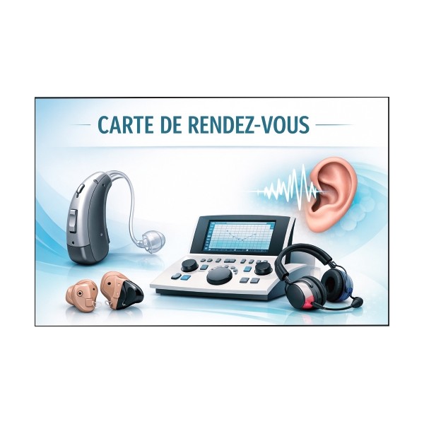 Cartes de rendez-vous Audioprothésiste 1