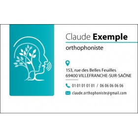 Cartes de rendez-vous Orthophoniste 2