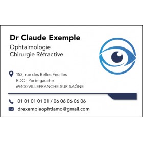 Cartes de rendez-vous Ophtalmologue 4