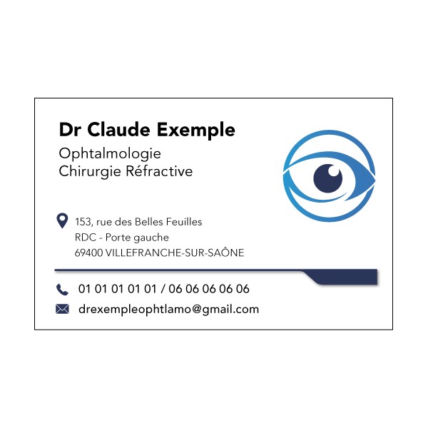 Cartes de rendez-vous Ophtalmologue 4