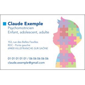 Cartes de rendez-vous Psychomotricien