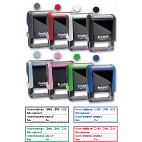 Tampon Facture réglée CHQ/VIR/CB