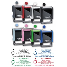 Tampon médical Logo Sage-Femme 5 lignes