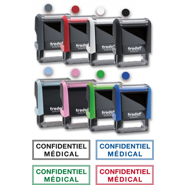 Tampon confidentiel médical