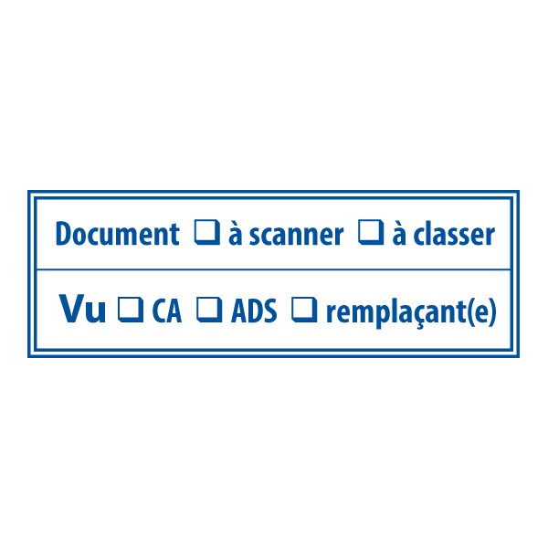 Tampon Document à scanner