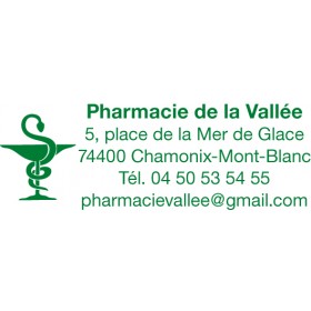 Tampon médical Caducée pharmacien - Empreinte
