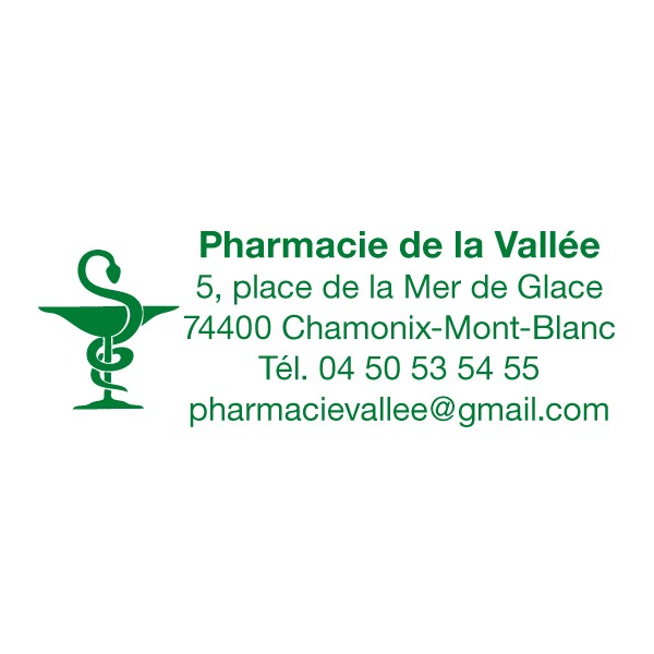 Tampon médical Caducée pharmacien - Empreinte