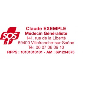 Tampon logo SOS Médecin