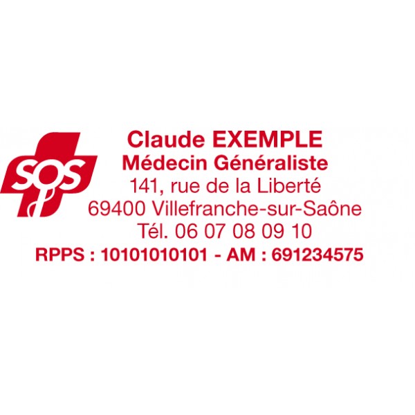 Tampon logo SOS Médecin