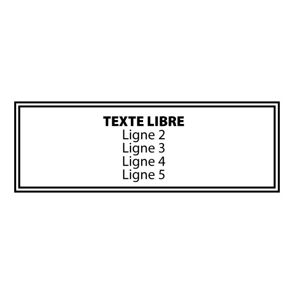 Tampon Formule libre 4913 - Empreinte