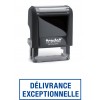 Tampon pharmacie - Délivrance exceptionnelle