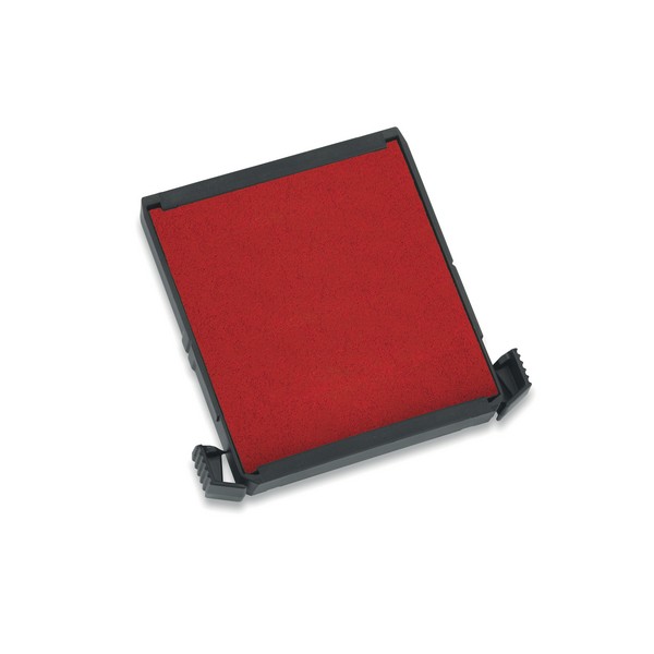 Recharge d'encre Trodat 6/4924 – cassette rouge pour tampon QR Code médical, vue en angle.