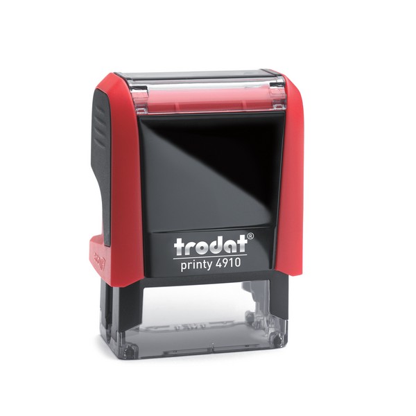 Tampon auto-encreur Trodat Printy 4910, solution compacte pour les professionnels réalisant des vaccinations.