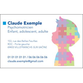 Cartes de rendez-vous Psychomotricien 1