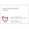 Cartes de rendez-vous cardiologue