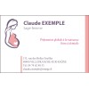 Cartes de visite Sage-femme