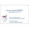 Cartes de visite Dentiste