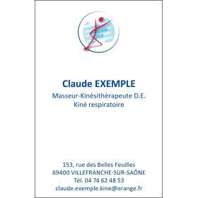 Logo Officiel Ordre Kiné - Format Vertical - 55 x 85 mm