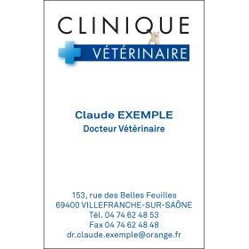 Cartes de rendez-vous Clinique Vétérinaire