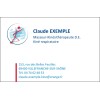Cartes de visite Masseur Kinésithérapeute