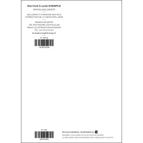 Ordonnances à code-barres