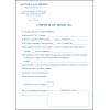 Certificat médical pré-imprimé
