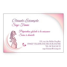 Cartes de rendez-vous Sage-femme