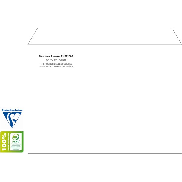 Enveloppes blanches 162 x 229 (avec ou sans fenêtre)