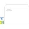 Enveloppes C5 162x229 mm avec Fenêtre – enveloppe blanche recto imprimée noir, logo Clairefontaine et étiquette PEFC, coins et f