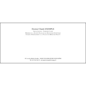Cartes de correspondance