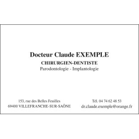 Cartes de rendez-vous