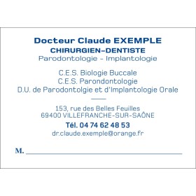 Cartes de rendez-vous