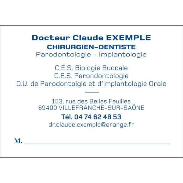 Cartes de rendez-vous