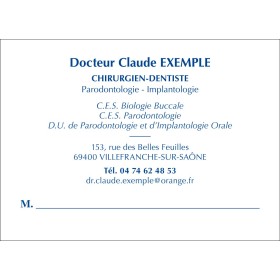 Cartes de rendez-vous