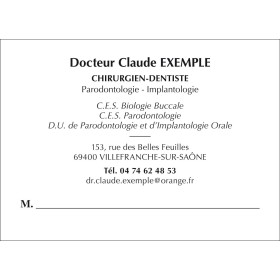 Cartes de rendez-vous