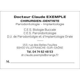 Cartes de rendez-vous