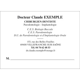 Cartes de rendez-vous
