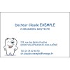Dentiste - Image Dent Rigolote - 85 x 55 mm