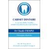 Cartes de visite Dentiste