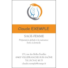 Cartes de rendez-vous sage-femme