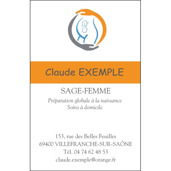 Cartes de rendez-vous  sage-femme
