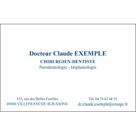 Cartes de rendez-vous