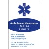Cartes de visite Ambulances