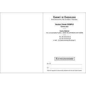 CARTONS ECG A6 NOIR