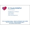 Cartes de visite cardiologue