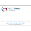 Cartes de visite cardiologue