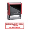 Tampon Confidentiel Secret Médical